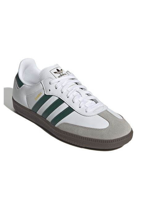 Adidas Samba OG Shoes White Green Unisex ADIDAS ORIGINALS | Sneakers | JH8797-